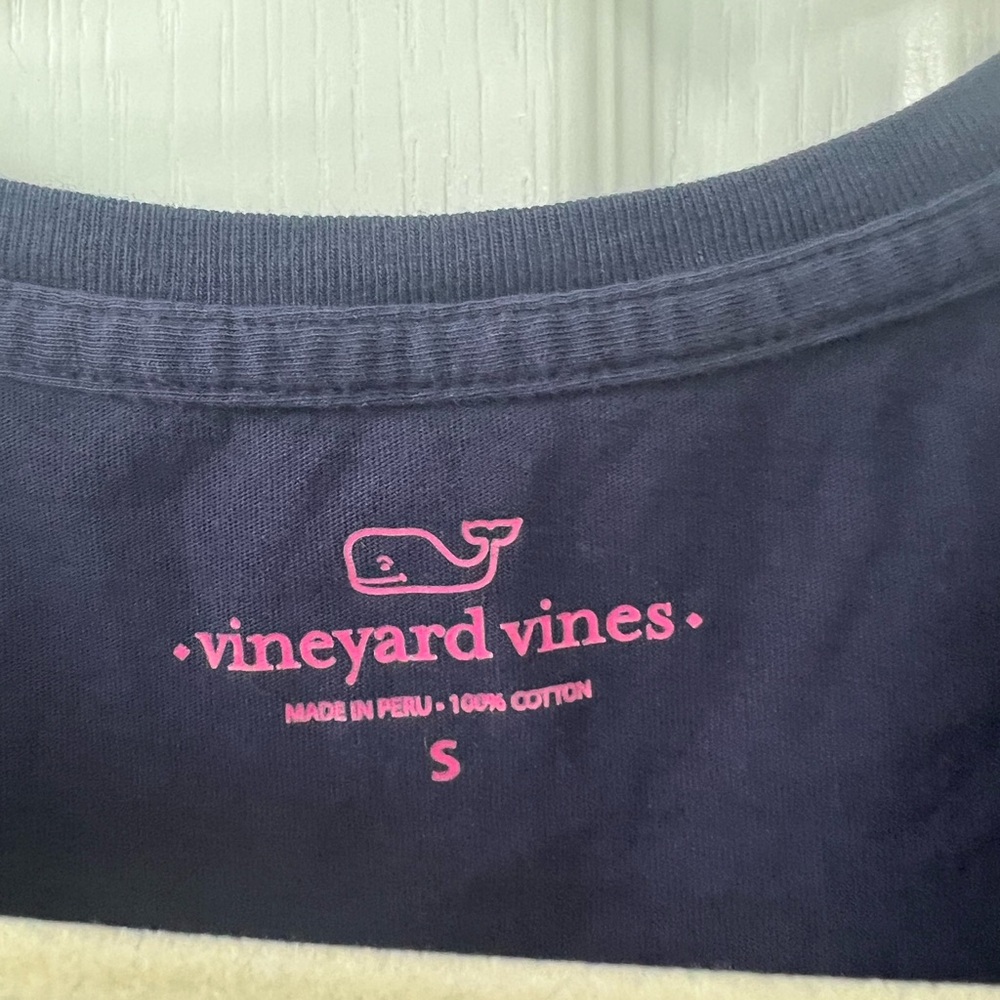 Vineyard Vines Navy Long Sleeve Shirt - Picture 6 of 7